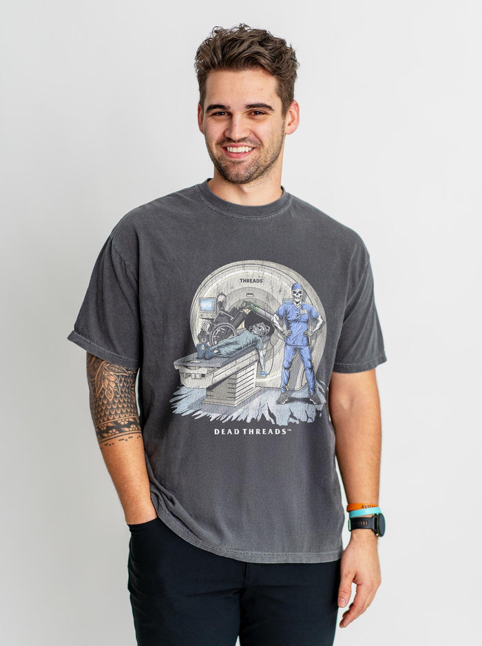 RADIATION REAPER (MRI, MALE) – T-Shirt – Dead Threads Apparel