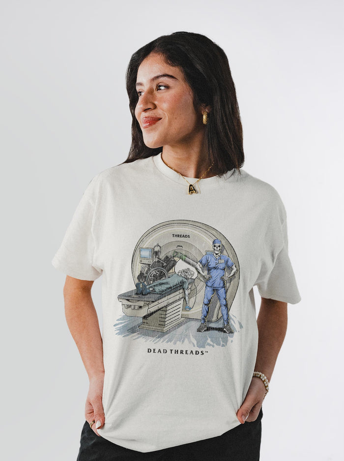 RADIATION REAPER (MRI, MALE) – T-Shirt – Dead Threads Apparel