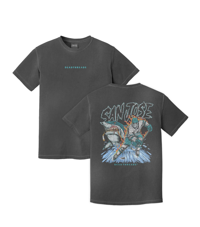 SAN JOSE HOCKEY - “DT ESSENTIAL" PREMIUM T - SHIRT – T-Shirt – Dead Threads Apparel
