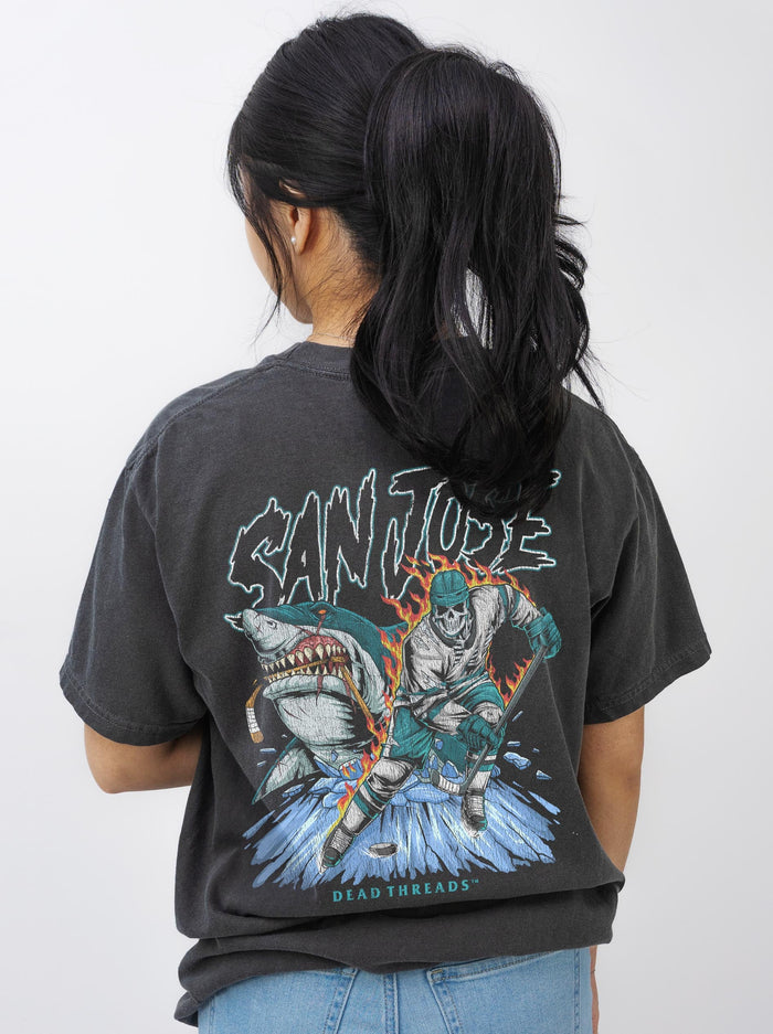SAN JOSE HOCKEY - “DT ESSENTIAL" PREMIUM T - SHIRT – T-Shirt – Dead Threads Apparel