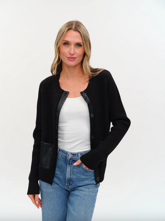 SixFifty-natalia cardigan [black]