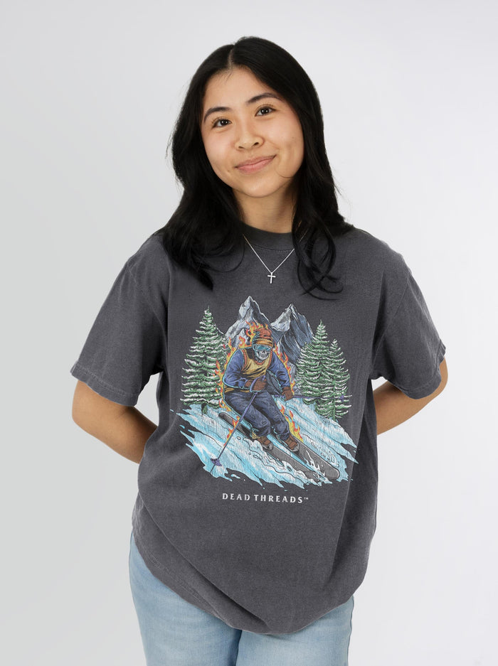 SKIING – T-Shirt – Dead Threads Apparel