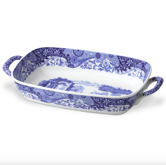 Spode- Blue Italian Handled Serving Tray