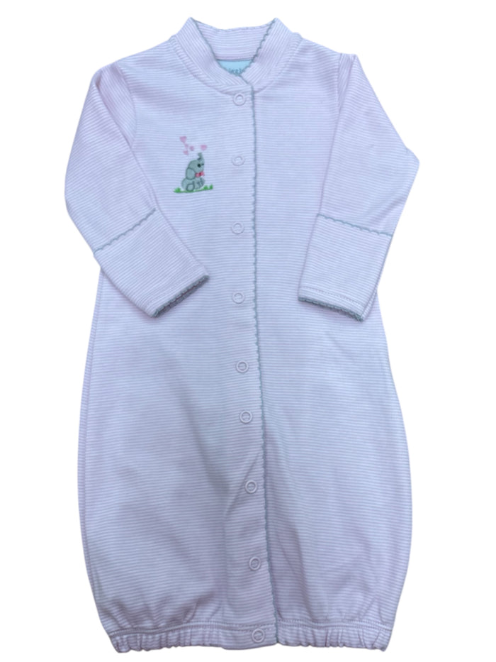 Squiggles-Baby Girl Elephant Converter Gown