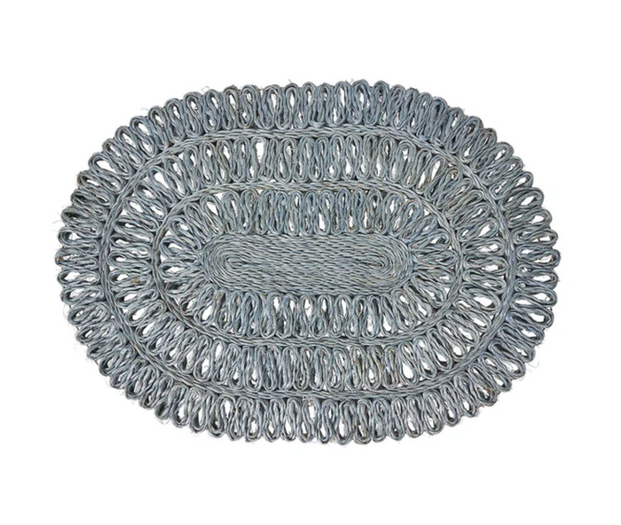 Straw Loop Oval Placemat