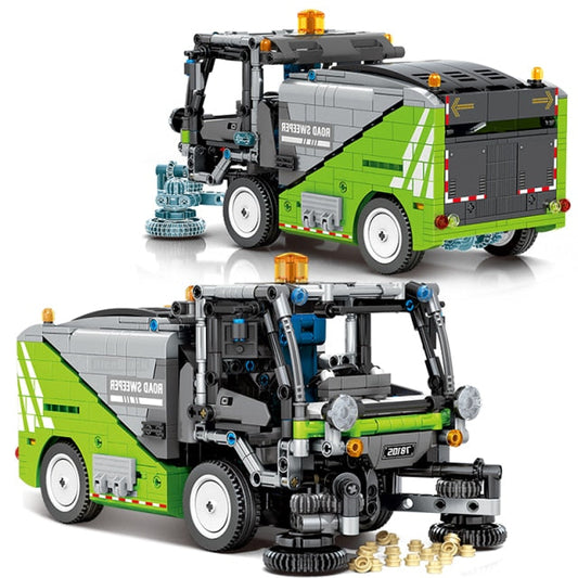 SY BLOCK 73500 Technical Sweeper Truck 899pcs SY BLOCK
