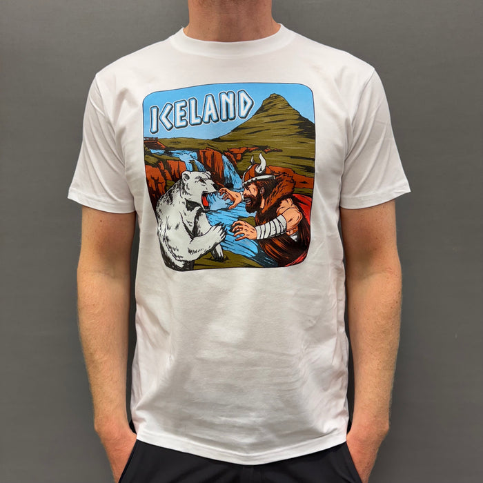The Battle of Kirkjufell Mountain - T-shirt - White
