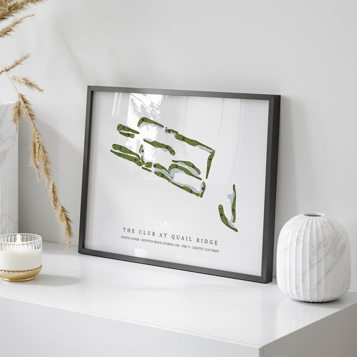 The Club at Quail Ridge - North Course | Golf Course Map | On Table