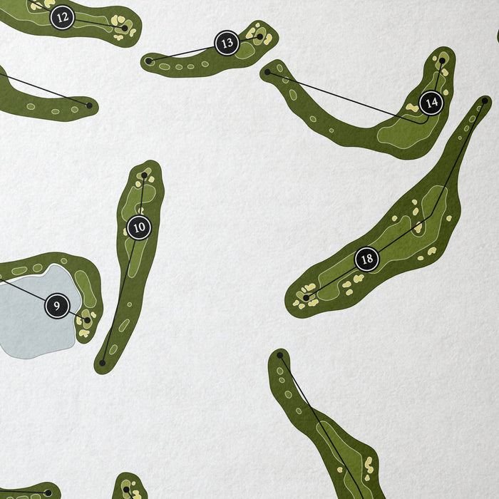 The Club at Snoqualmie Ridge | Golf Course Map | Close Up