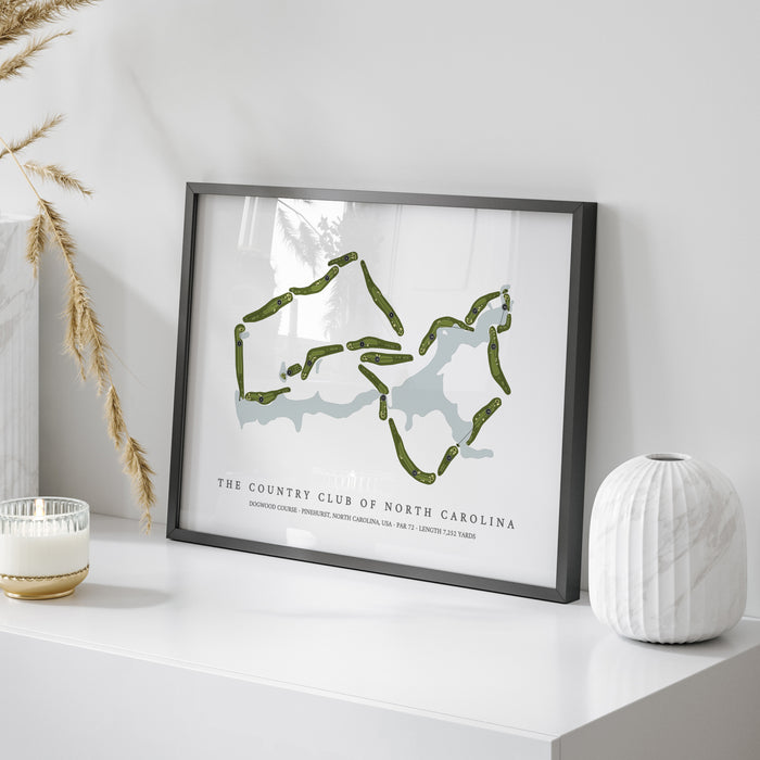 The Country Club of North Carolina - Dogwood Course | Golf Course Map | On Table