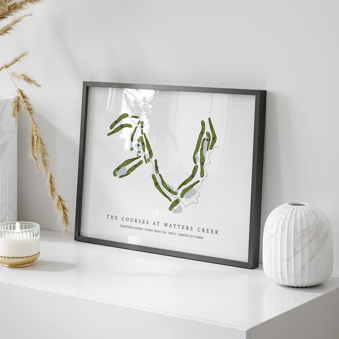 The Courses at Watters Creek - Traditions Course | Golf Course Map | On Table
