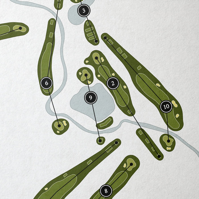 The Courses at Watters Creek - Traditions Course | Golf Course Map | Close Up