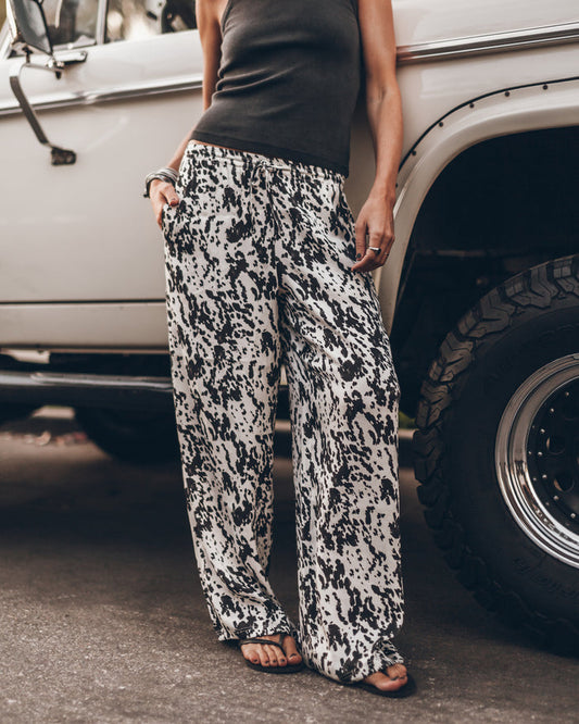The Dark Faded Standard Tank Top The Dalmatian Flowy Pants Los Angeles California Jacqueline - Pr...