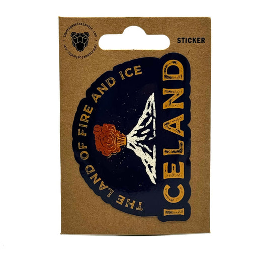 The Land of Fire and Ice - Sticker