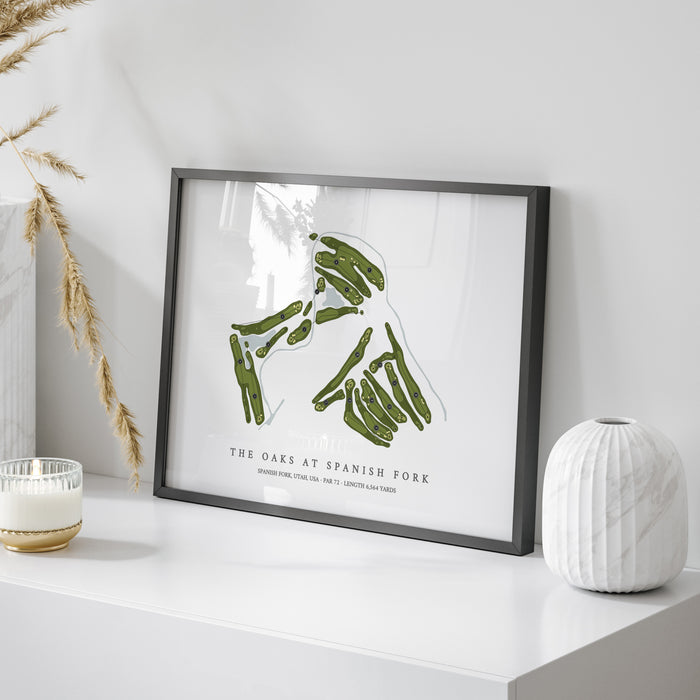 The Oaks at Spanish Fork | Golf Course Map | On Table