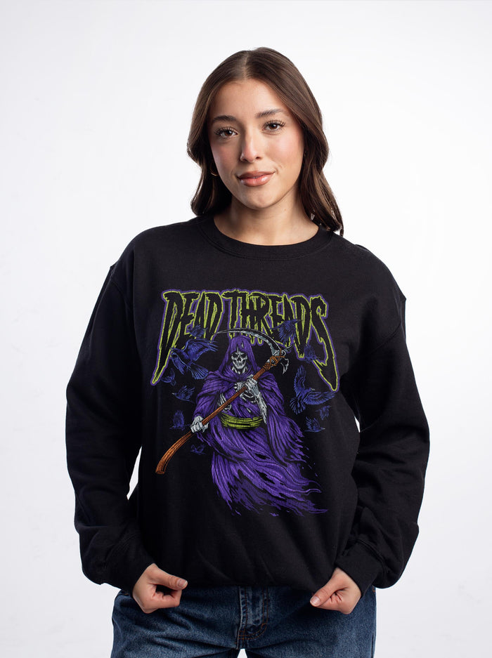 THE REAPER CREWNECK SWEATSHIRT - Halloween Limited Drop – Sweatshirt – Dead Threads Apparel
