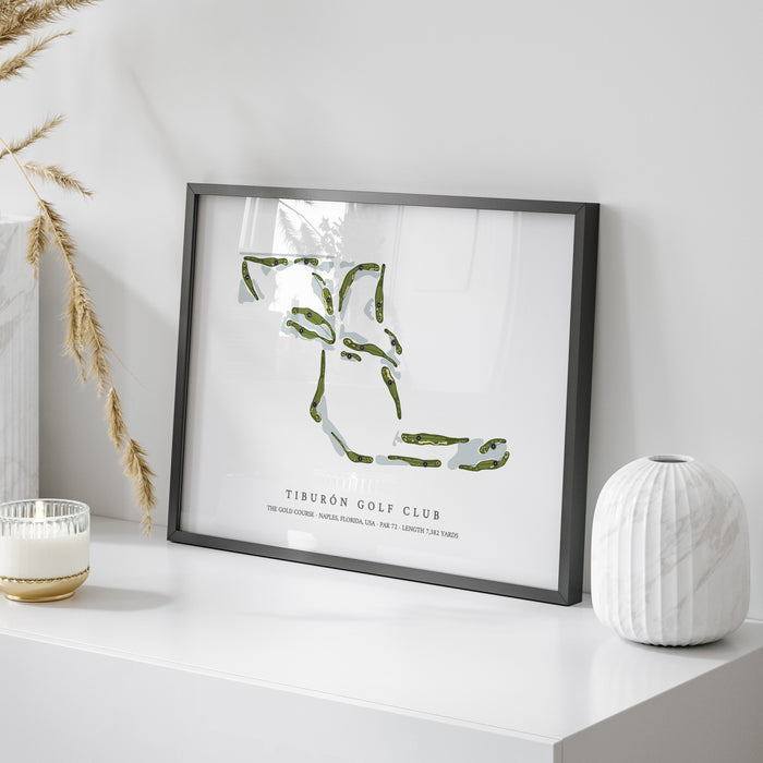 Tiburon Golf Club - The Gold Course | Golf Course Map | On Table