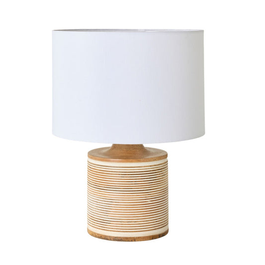 Tisba Wooden Table Lamp 35cm
