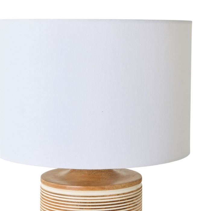 Tisba Wooden Table Lamp 35cm