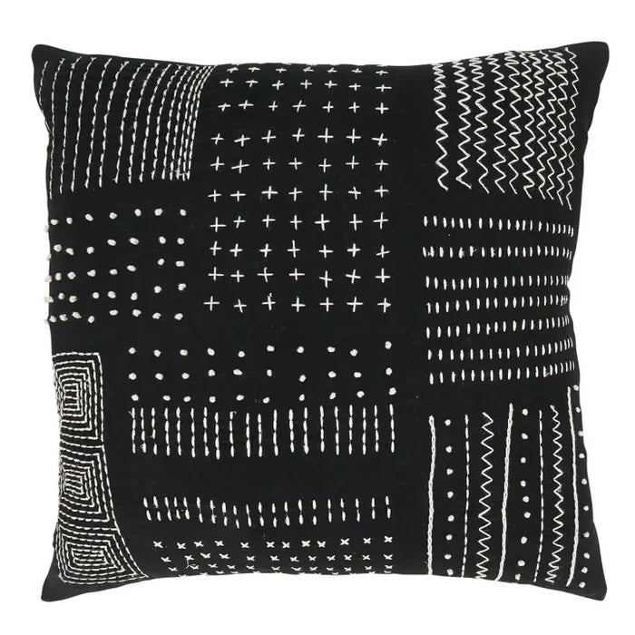 Tribal Treasures Embroidery Throw Pillow