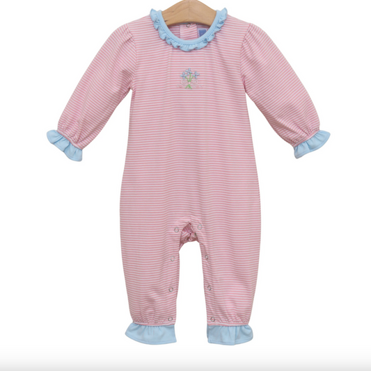 Trotter Street- Flower Bouquet Romper