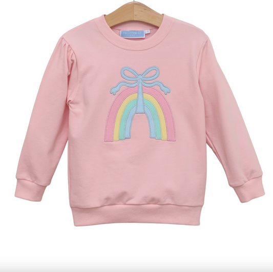 Trotter Street- French Terry Pullover- Rainbow