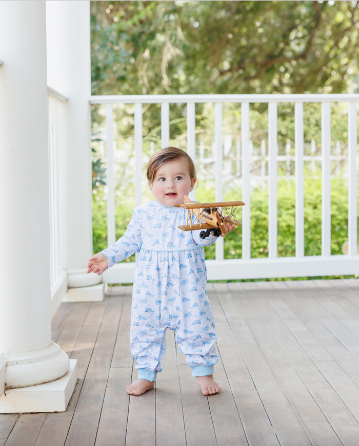 Trotter Street- Up Up & Away Romper