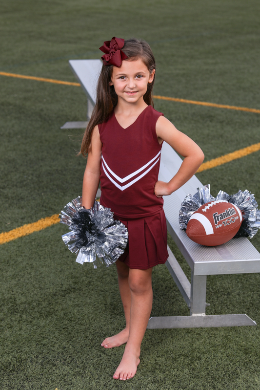 Trotter Street-2 Piece Cheer Suit-Maroon