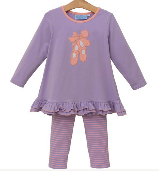 Trotter Street-Ballet Slipper Pants Set