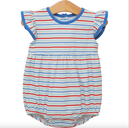Trotter Street-Lucy Bubble- Patriotic Stripe