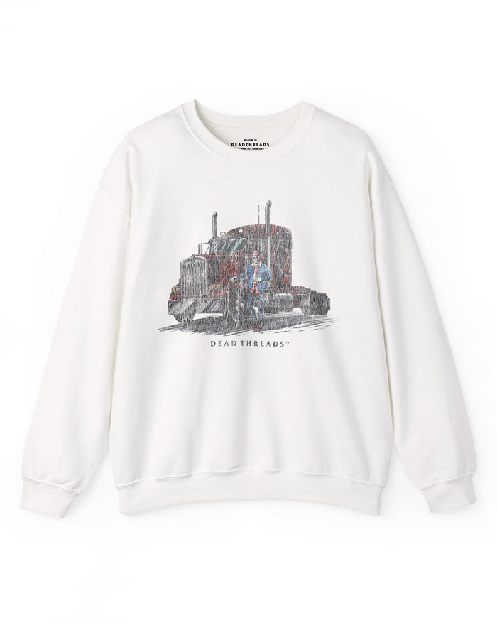 TRUCKED UP CREWNECK SWEATSHIRT – Sweatshirt – Dead Threads Apparel