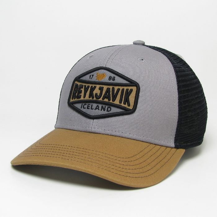 Trucker Cap - Reykjavik Midst - Gray/Caramel/Black