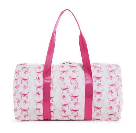 TRVL Duffel Puppy Love Pink