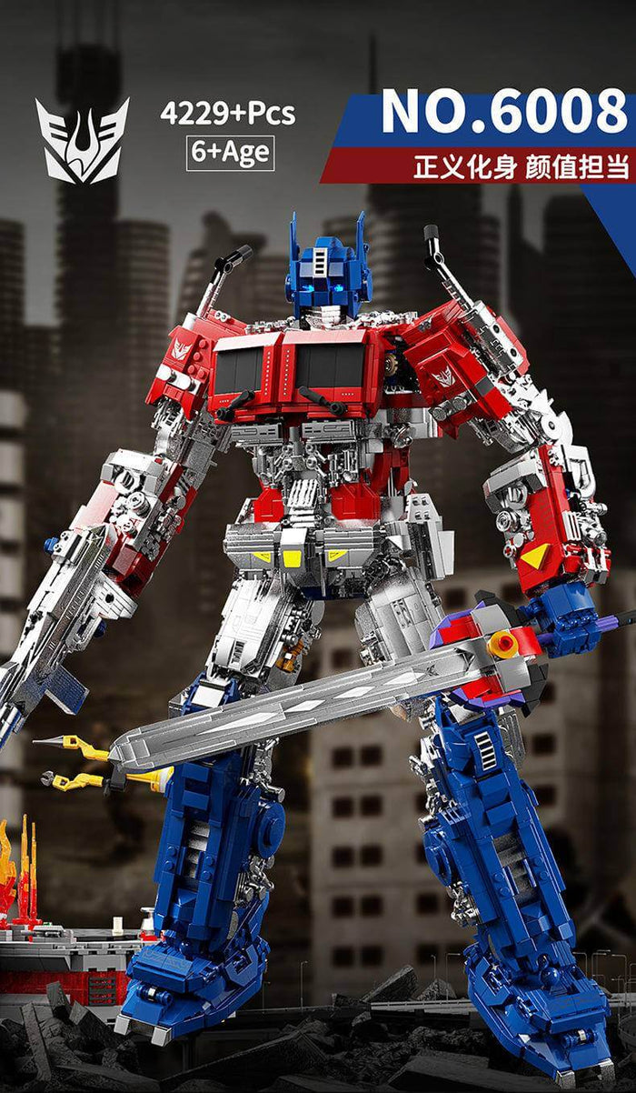 TUOLE 6008 Optimus Prime Mecha 4229PCS TUOLE
