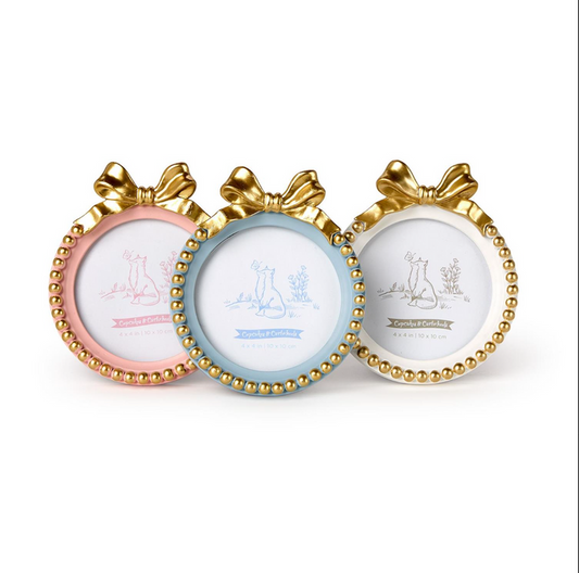 Two's Company -Golden Bow Frame