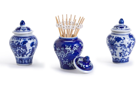 Two's Company-Mini Ginger Jar with Picks