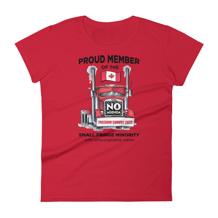 UNACCEPTABLE FREEDOM CONVOY - womens tee