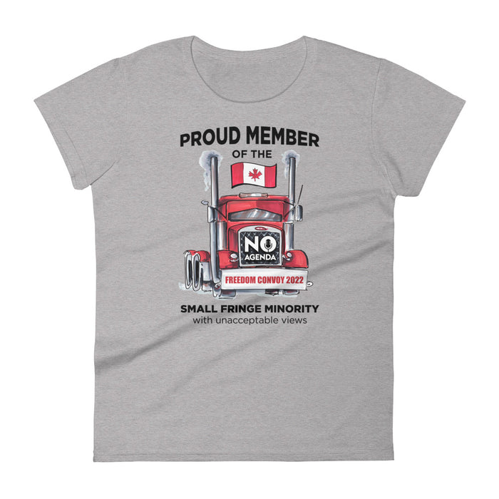 UNACCEPTABLE FREEDOM CONVOY - womens tee