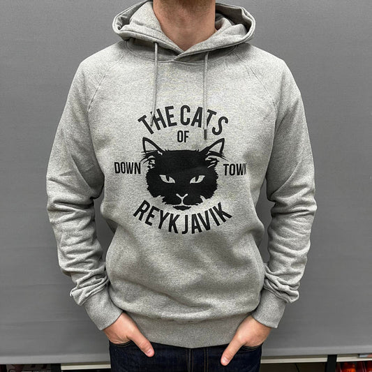 Unisex Hoody - The Cats of Reykjavik - Grey