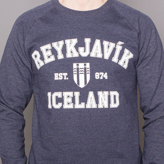 Unisex Sweatshirt - Reykjavik College - Navy Heather