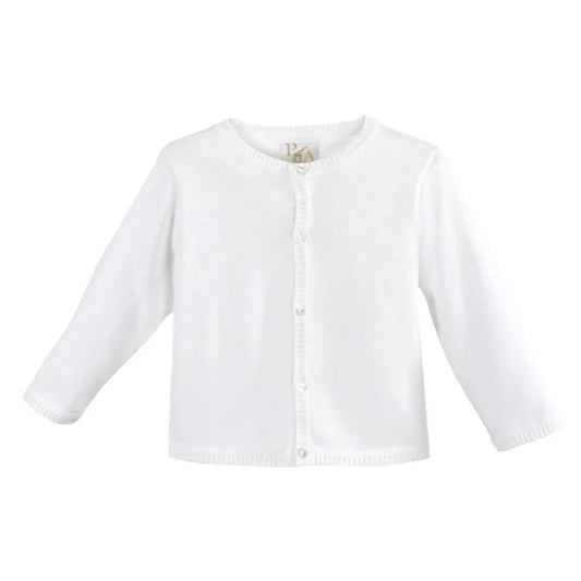 unisex White Cardigan