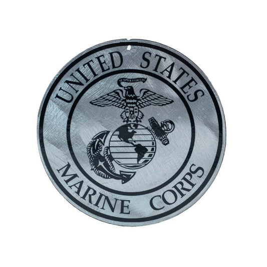 US Marine Corp Silver Magnet