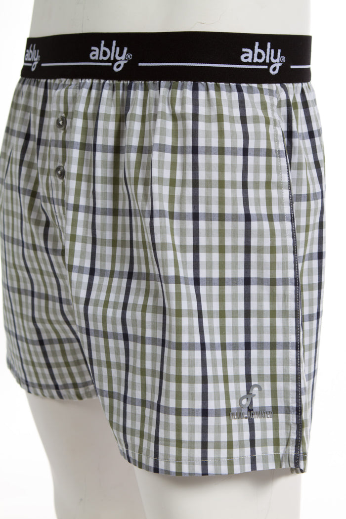 Vacation | Men's Woven Plaid Boxer Shorts
