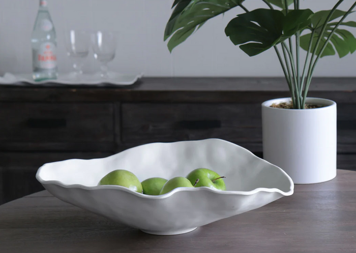 VIDA Nube Large Oval Bowl (White)