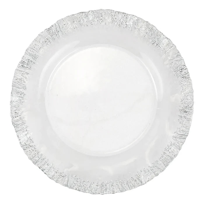 Vietri Platinum Ruffle Charger