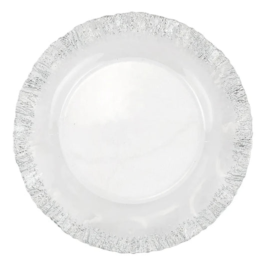 Vietri Platinum Ruffle Charger