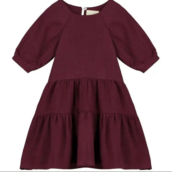 Vignette- Alice Dress-Maroon