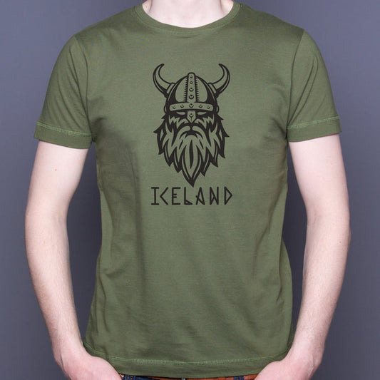 Viking Iceland - T-Shirt - Forest Green - Idontspeakicelandic