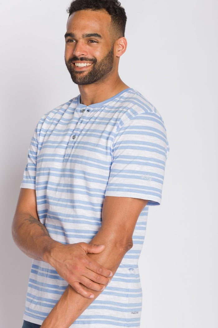 Wayfarer | Men's Short Sleeve Slub Knit Henley