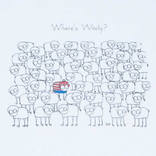 Where's Wooly - T-shirt - White - Idontspeakicelandic